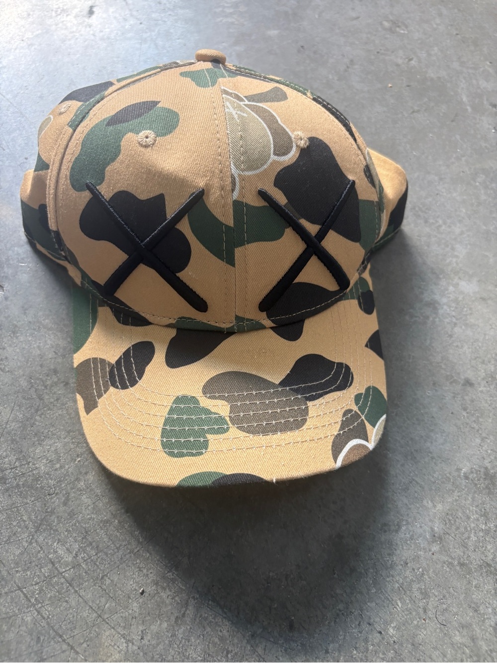 BAPE x new era Camo hat